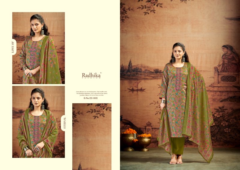 Kalki Advance Vol 5 By Radhika Jam Satin Dress Material 